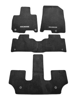 2026 Hyundai Palisade Hybrid Carpeted Floor Mats 7 passenger configuration